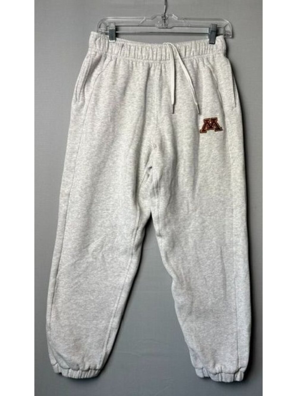 Lululemon Golden Gophers Sweatpants Women's S Gray Jogger Logo